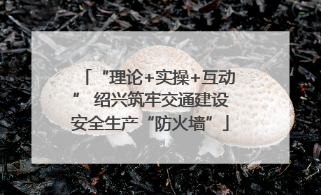 “理论+实操+互动” 绍兴筑牢交通建设安全生产“防火墙”