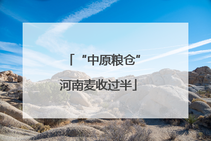 “中原粮仓”河南麦收过半