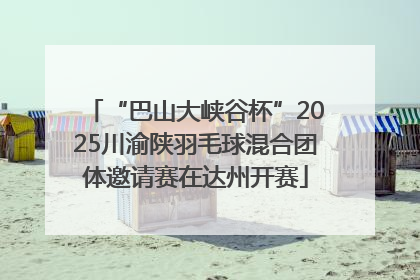 “巴山大峡谷杯”2025川渝陕羽毛球混合团体邀请赛在达州开赛