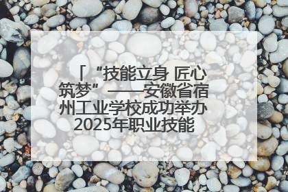 “技能立身 匠心筑梦”——安徽省宿州工业学校成功举办2025年职业技能活动周各项活动