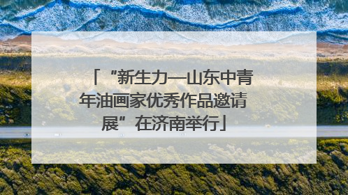“新生力—山东中青年油画家优秀作品邀请展”在济南举行