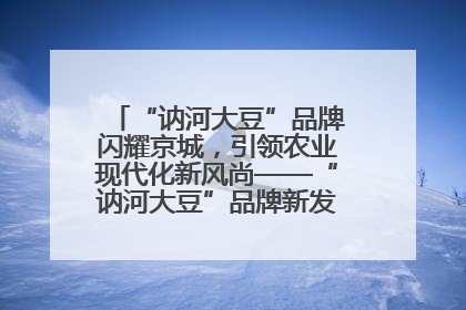“讷河大豆”品牌闪耀京城，引领农业现代化新风尚——“讷河大豆”品牌新发地推介会圆满落幕