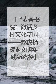 “麦香书院”激活乡村文化基因——赵虎镇探索文明实践新路径