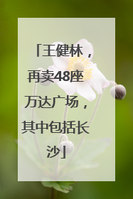 王健林，再卖48座万达广场，其中包括长沙