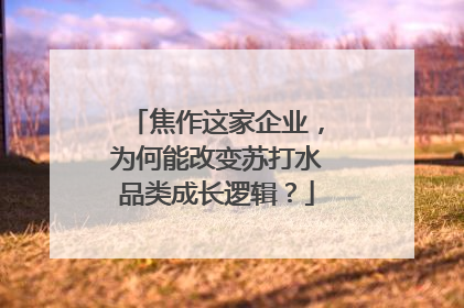 焦作这家企业，为何能改变苏打水品类成长逻辑？
