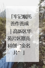 牢记嘱托 善作善成｜高新区华苑片区擦亮科创“金名片”