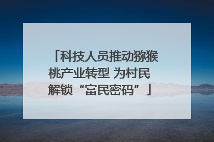 科技人员推动猕猴桃产业转型 为村民解锁“富民密码”