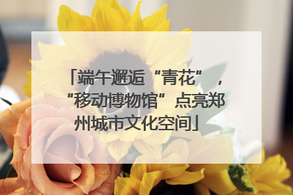 端午邂逅“青花”，“移动博物馆”点亮郑州城市文化空间
