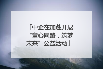 中企在加蓬开展“童心同路，筑梦未来”公益活动