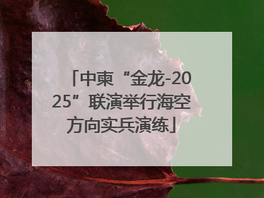 中柬“金龙-2025”联演举行海空方向实兵演练