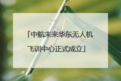 中航未来华东无人机飞训中心正式成立