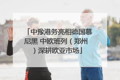 中豫港务亮相德国慕尼黑 中欧班列（郑州）深耕欧亚市场