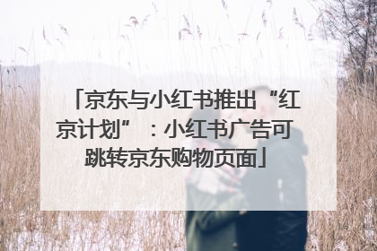 京东与小红书推出“红京计划”：小红书广告可跳转京东购物页面