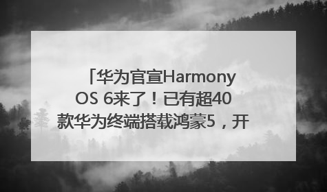 华为官宣HarmonyOS 6来了！已有超40款华为终端搭载鸿蒙5，开发者突破800万