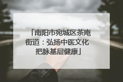 南阳市宛城区茶庵街道：弘扬中医文化 把脉基层健康