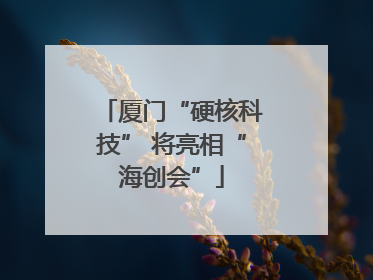 厦门“硬核科技” 将亮相“海创会”