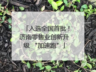入选全国首批！济南零售业创新升级 “加速跑”