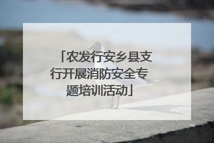 农发行安乡县支行开展消防安全专题培训活动