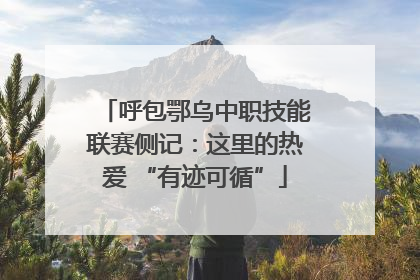 呼包鄂乌中职技能联赛侧记：这里的热爱 “有迹可循”