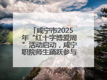 咸宁市2025年“红十字博爱周”活动启动，咸宁职院师生踊跃参与献血活动
