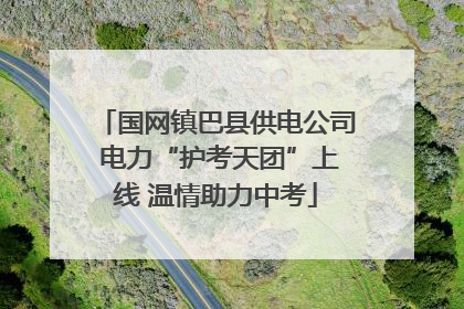 国网镇巴县供电公司 电力“护考天团”上线 温情助力中考