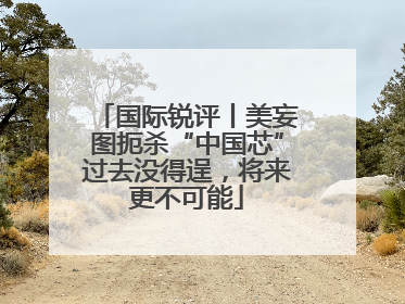 国际锐评丨美妄图扼杀“中国芯”过去没得逞，将来更不可能