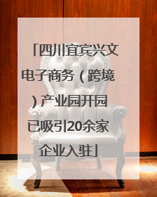 四川宜宾兴文电子商务（跨境）产业园开园 已吸引20余家企业入驻