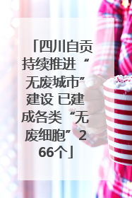 四川自贡持续推进“无废城市”建设 已建成各类“无废细胞”266个