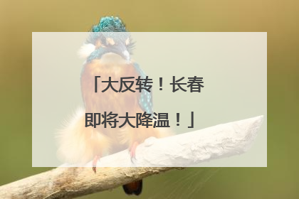 大反转！长春即将大降温！