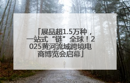 展品超1.5万种，一站式“链”全球！2025黄河流域跨境电商博览会启幕
