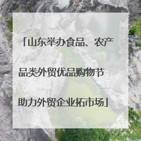 山东举办食品、农产品类外贸优品购物节 助力外贸企业拓市场