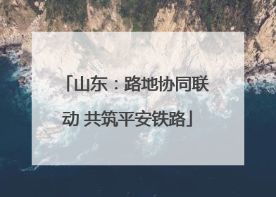 山东：路地协同联动 共筑平安铁路