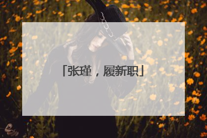 张瑾，履新职