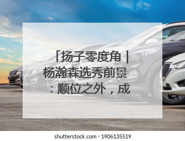 扬子零度角｜杨瀚森选秀前景：顺位之外，成长至上