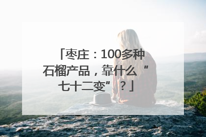 枣庄：100多种石榴产品，靠什么“七十二变”？