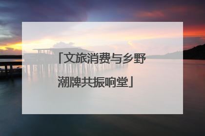 文旅消费与乡野潮牌共振响堂