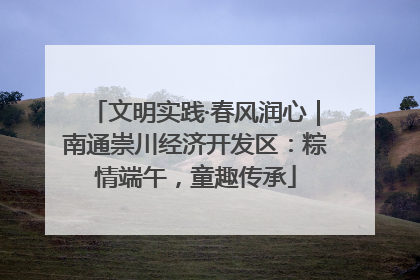 文明实践·春风润心｜南通崇川经济开发区：粽情端午，童趣传承