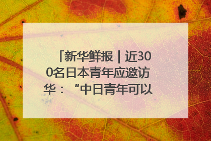 新华鲜报｜近300名日本青年应邀访华：“中日青年可以创造更好的未来”