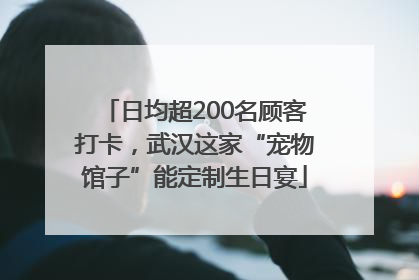 日均超200名顾客打卡，武汉这家“宠物馆子”能定制生日宴