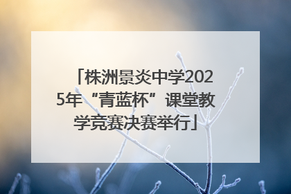 株洲景炎中学2025年“青蓝杯”课堂教学竞赛决赛举行