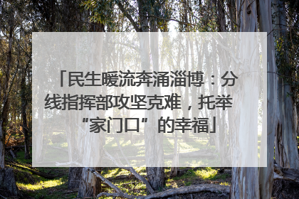 民生暖流奔涌淄博：分线指挥部攻坚克难，托举“家门口”的幸福
