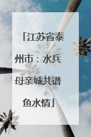 江苏省泰州市：水兵母亲城共谱鱼水情