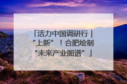 活力中国调研行｜“上新”！合肥绘制“未来产业图谱”