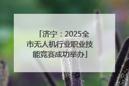 济宁：2025全市无人机行业职业技能竞赛成功举办