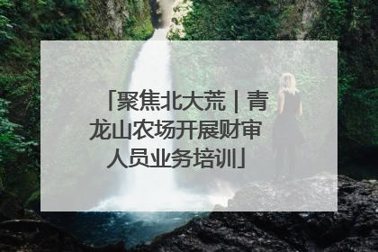 聚焦北大荒｜青龙山农场开展财审人员业务培训