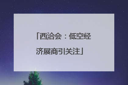 西洽会：低空经济展商引关注