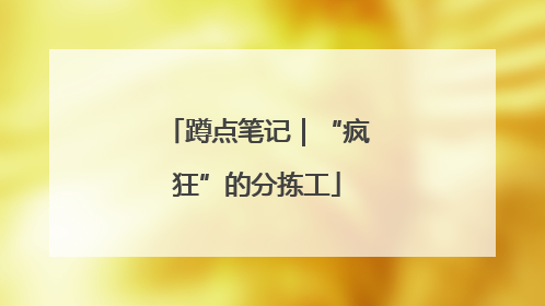 蹲点笔记｜“疯狂”的分拣工