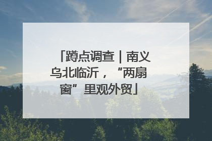 蹲点调查｜南义乌北临沂，“两扇窗”里观外贸
