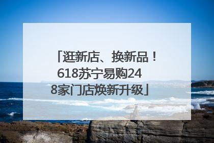 逛新店、换新品！618苏宁易购248家门店焕新升级
